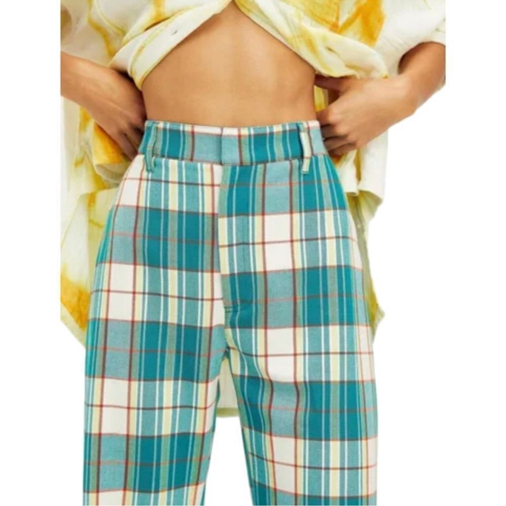 Free People Plaid Jules Pants